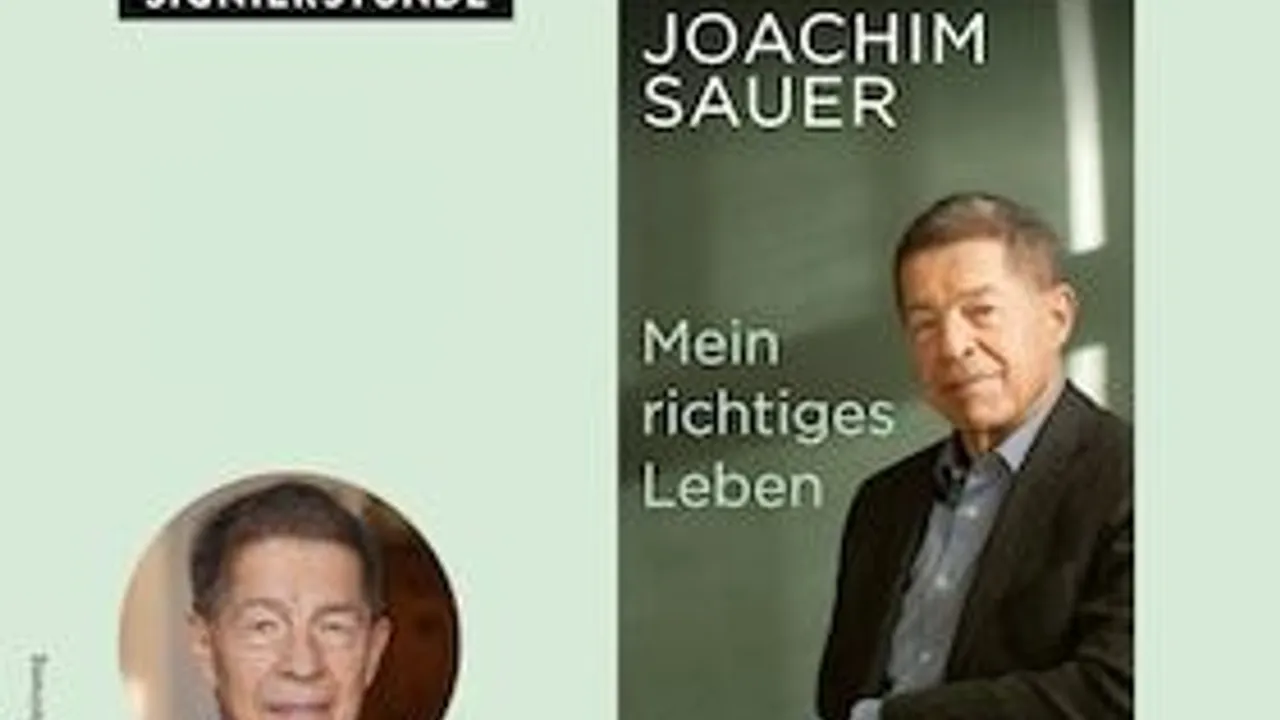 SIGNIERSTUNDE: Joachim Sauer - "Mein richtiges Leben"