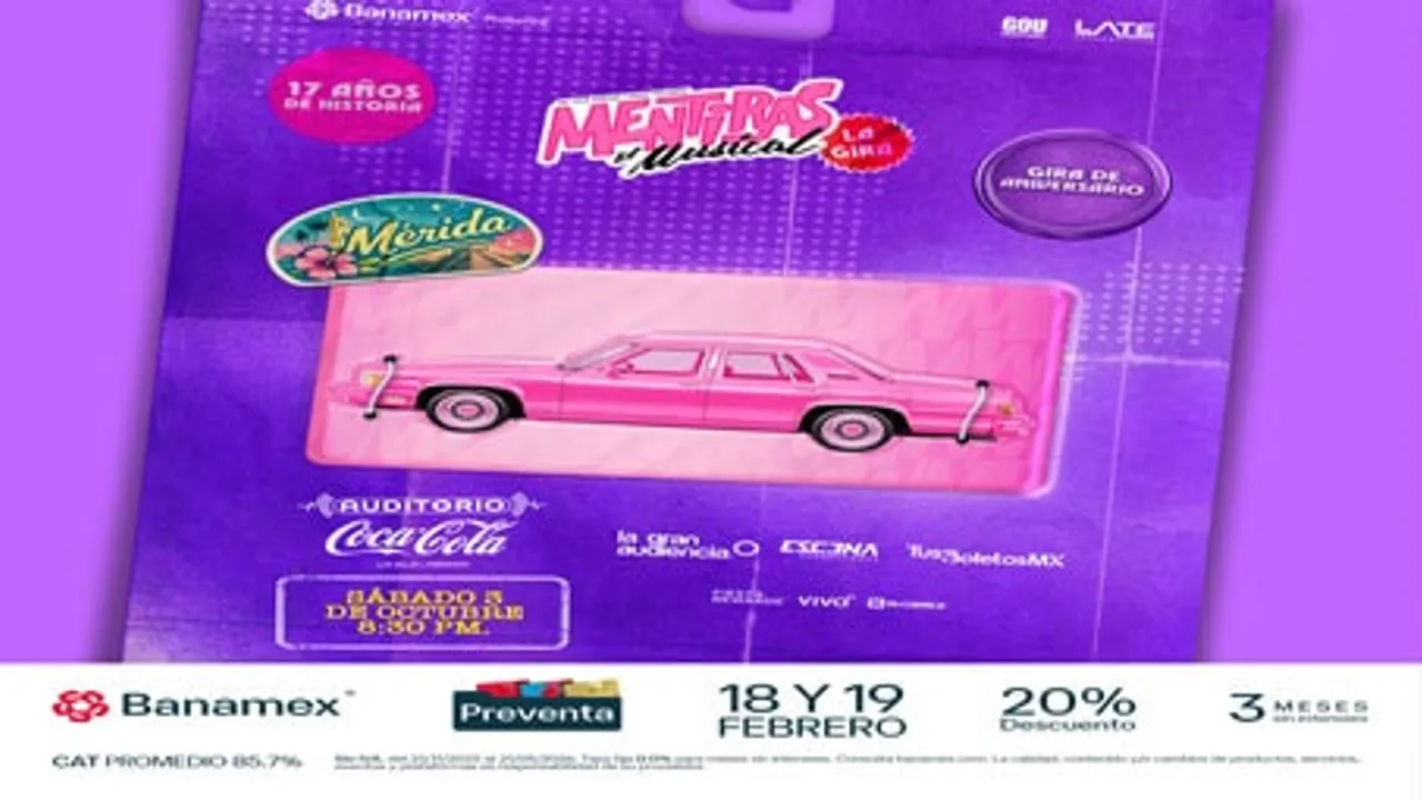 Banamex presenta: Mentiras el Musical - Mérida