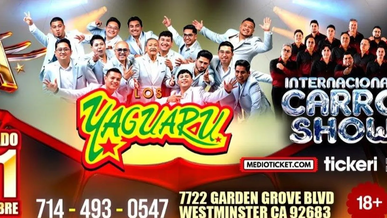 LOS YAGUARU, INTERNACIONAL CARRO SHOW & MAS EN THE QD VENUE