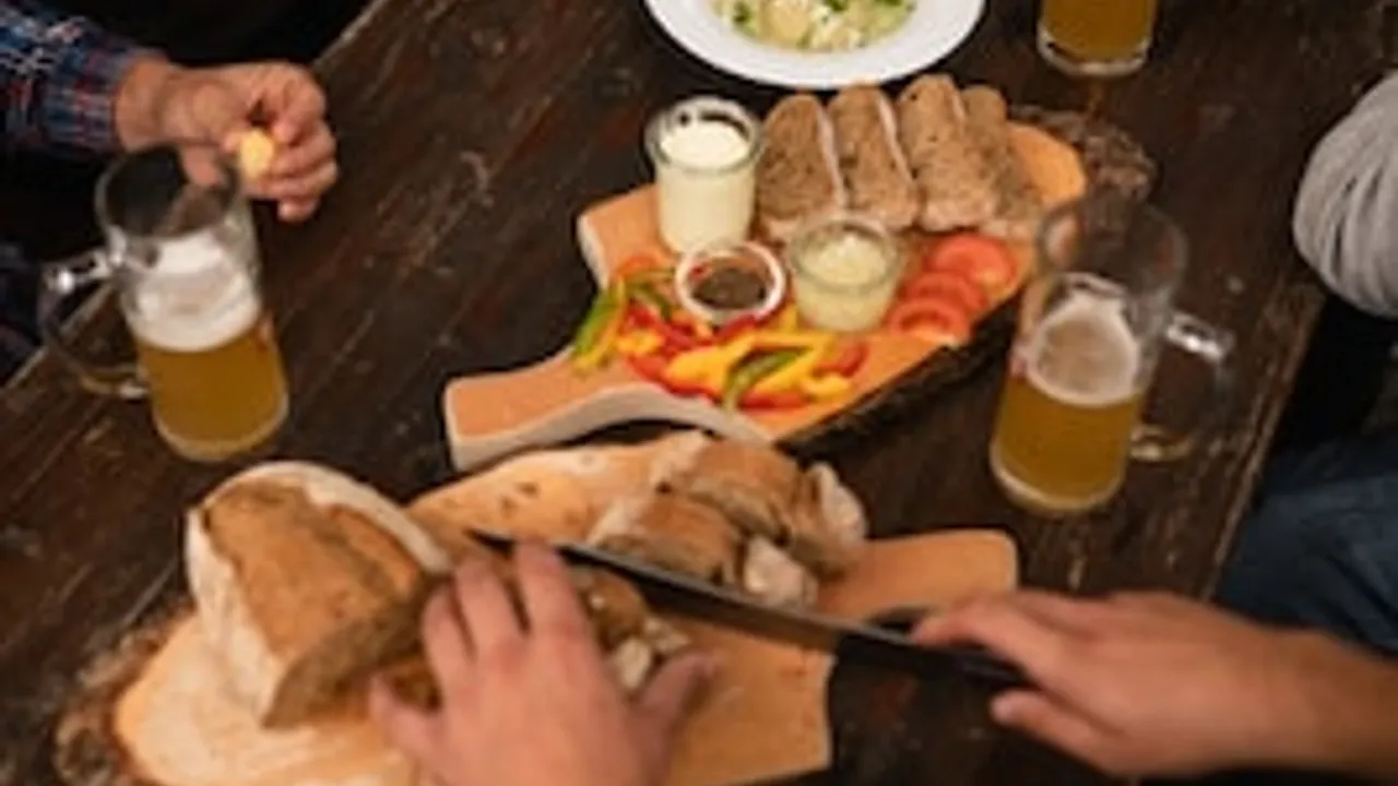 Biertasting mit Vesperplatte