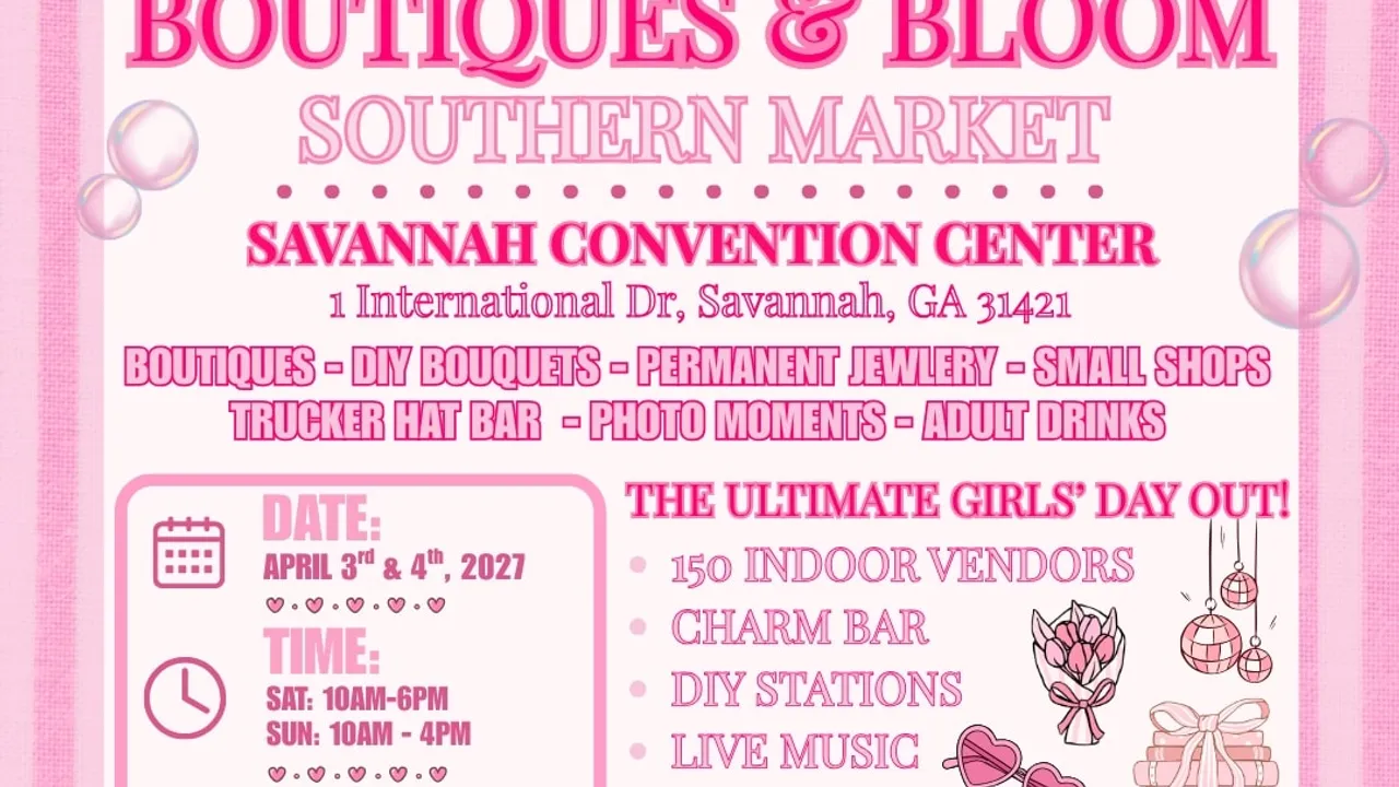 Savannah, GA - Boutiques & Bloom Southern Market