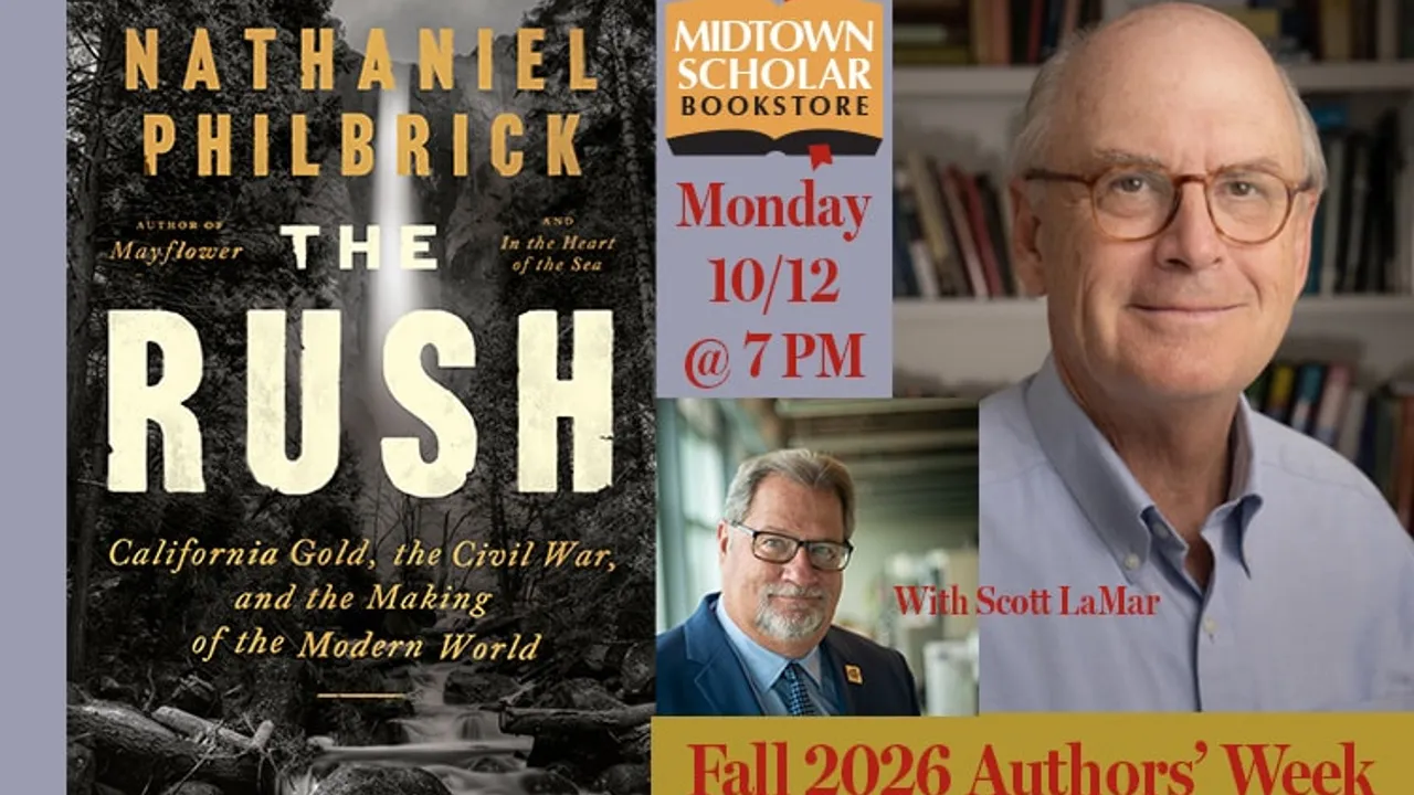 Award-Winning Historian Nathaniel Philbrick, Author of THE RUSH, with Scott LaMar
