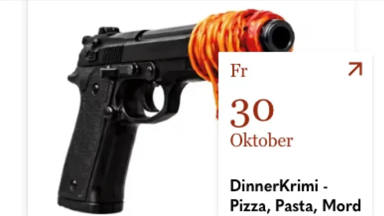 DinnerKrimi – Pizza, Pasta, Mord