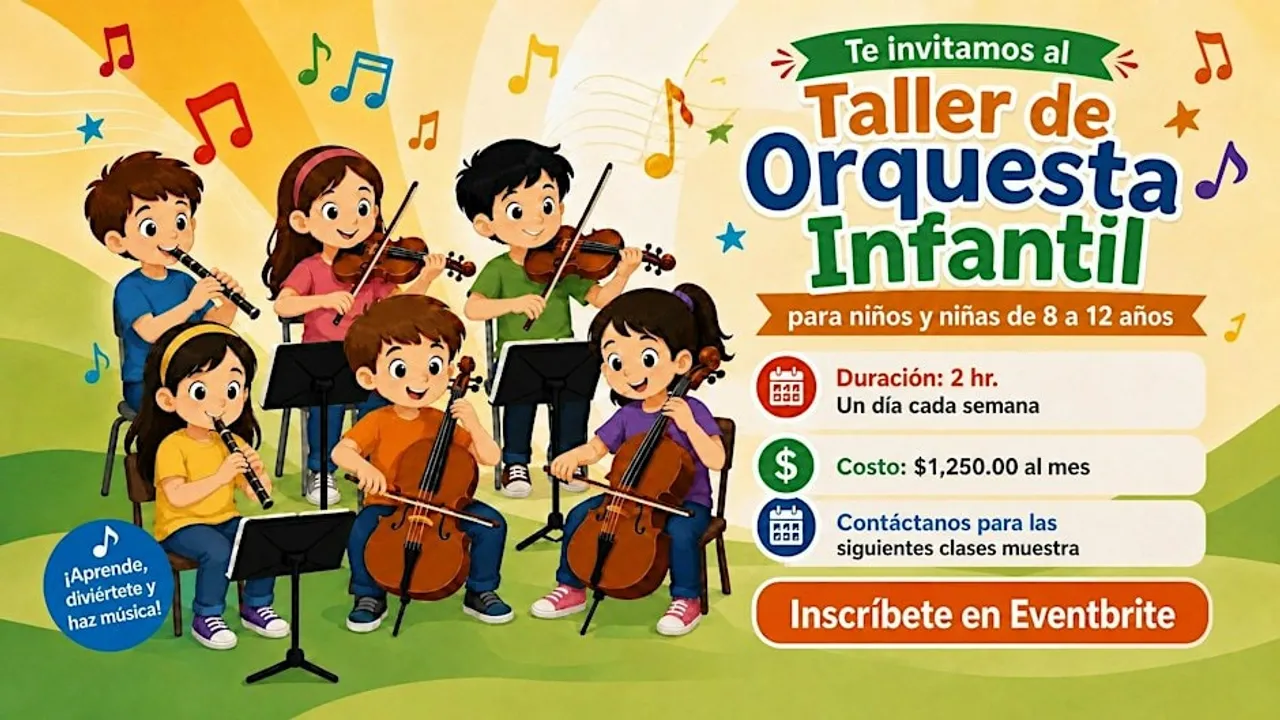 Taller de Orquesta Infantil  (8 a 12 años)