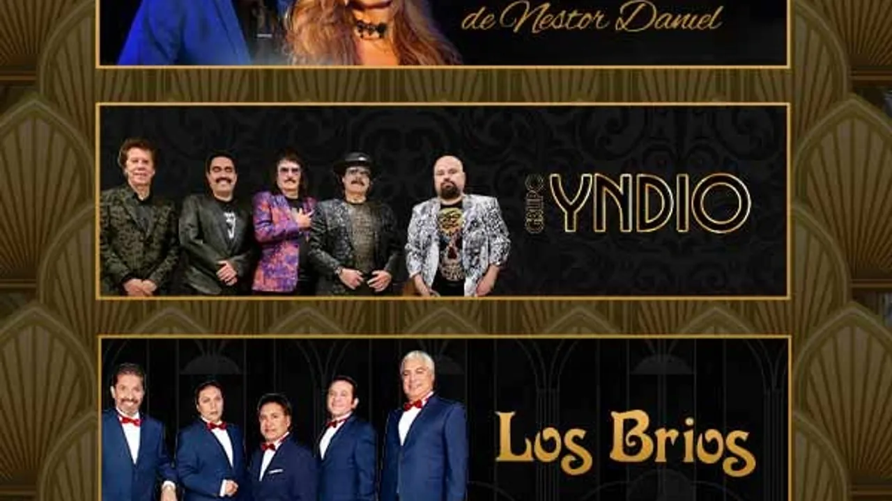 ÍDOLOS DEL CORAZÓN CON LOS TERRICOLAS, GRUPO YNDIO Y LOS BRIOS