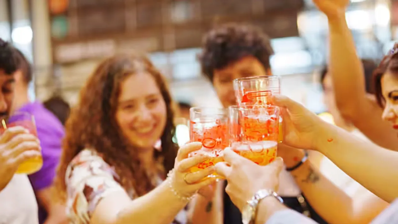 Fiesta cervecera en Factoría Cruzcampo