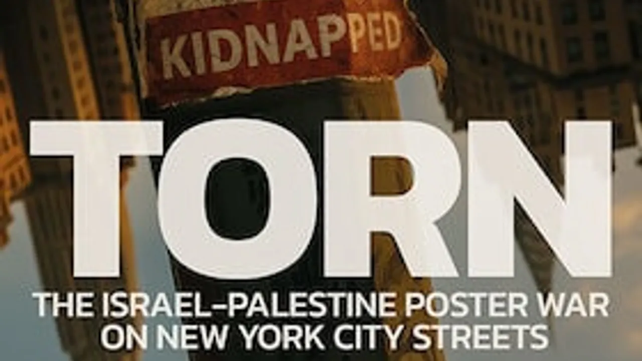 Nim Shapira - TORN – The Israel-Palestine Poster War on NYC Streets