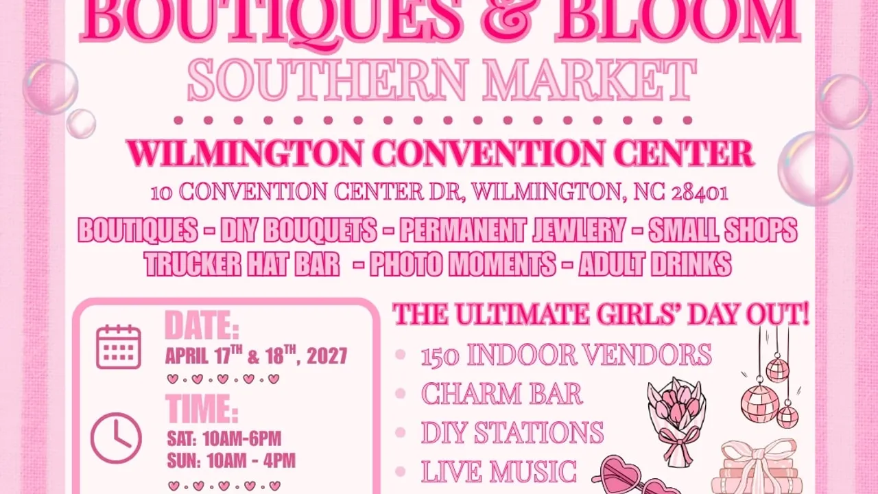 Wilmington, NC - Boutiques & Bloom Southern Market