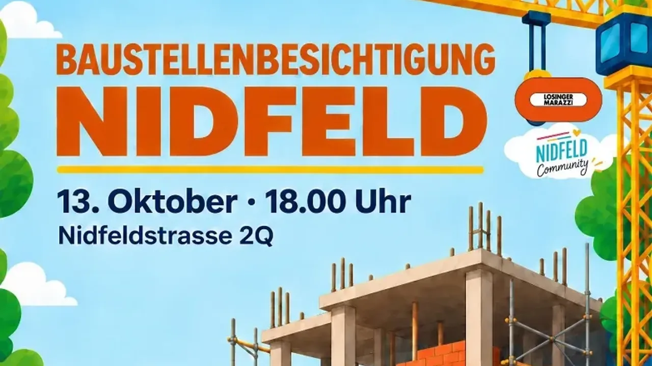 Baustellenanlass Nidfeld: 3. Bauetappe