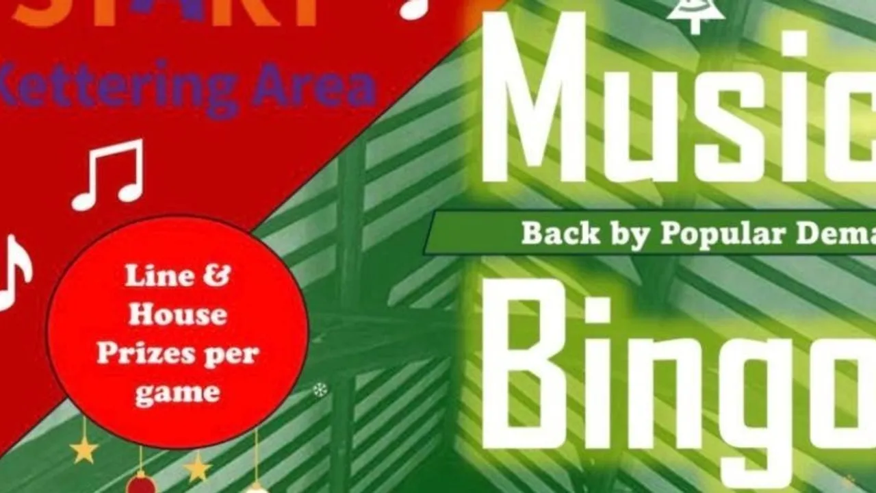 Home-Start Kettering Area Music Bingo - CHRISTMAS EDITION!