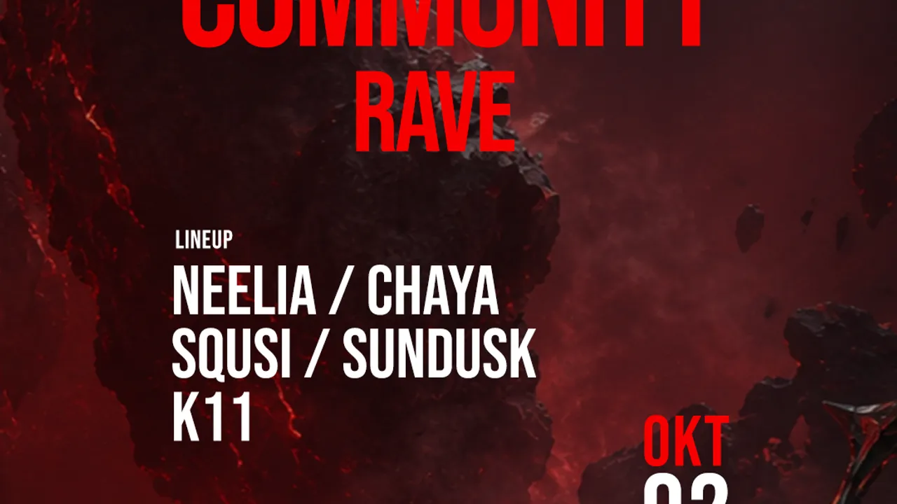 COMMUNITY RAVE with RAVEINDUSTRY & IAMTECHNO