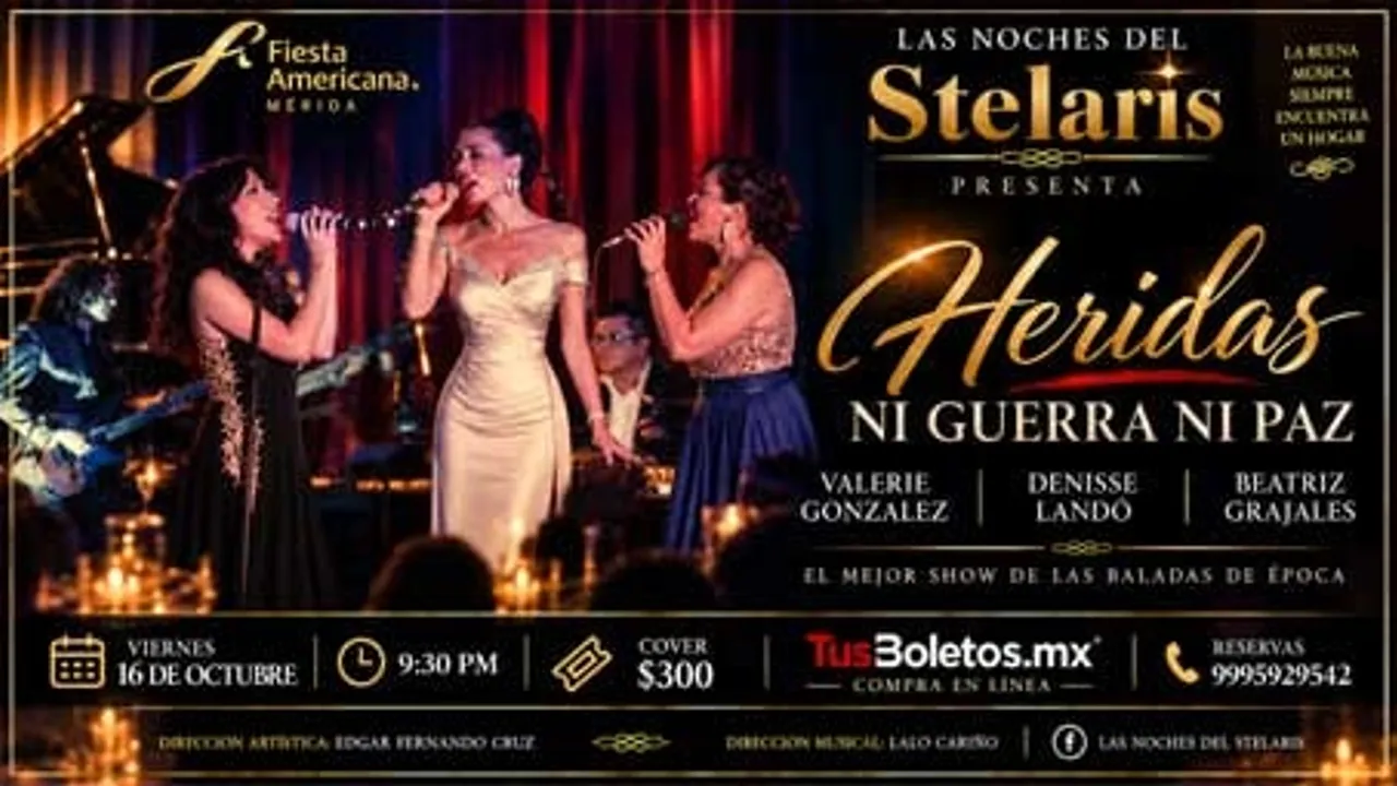Denisse Landó, Valerie González y Beatriz Grajales Presentan: Heridas, Ni Guerra Ni Paz - Mérida