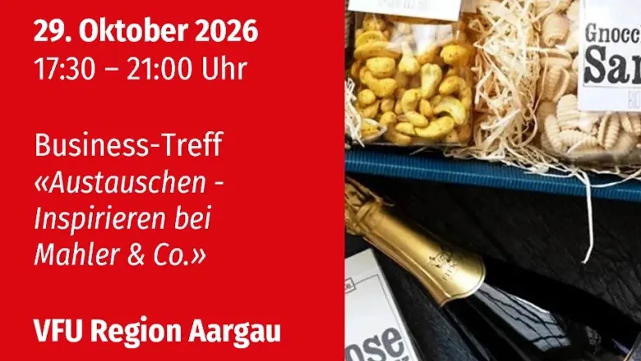 VFU Business-Treff im Aargau, 29.10.2026