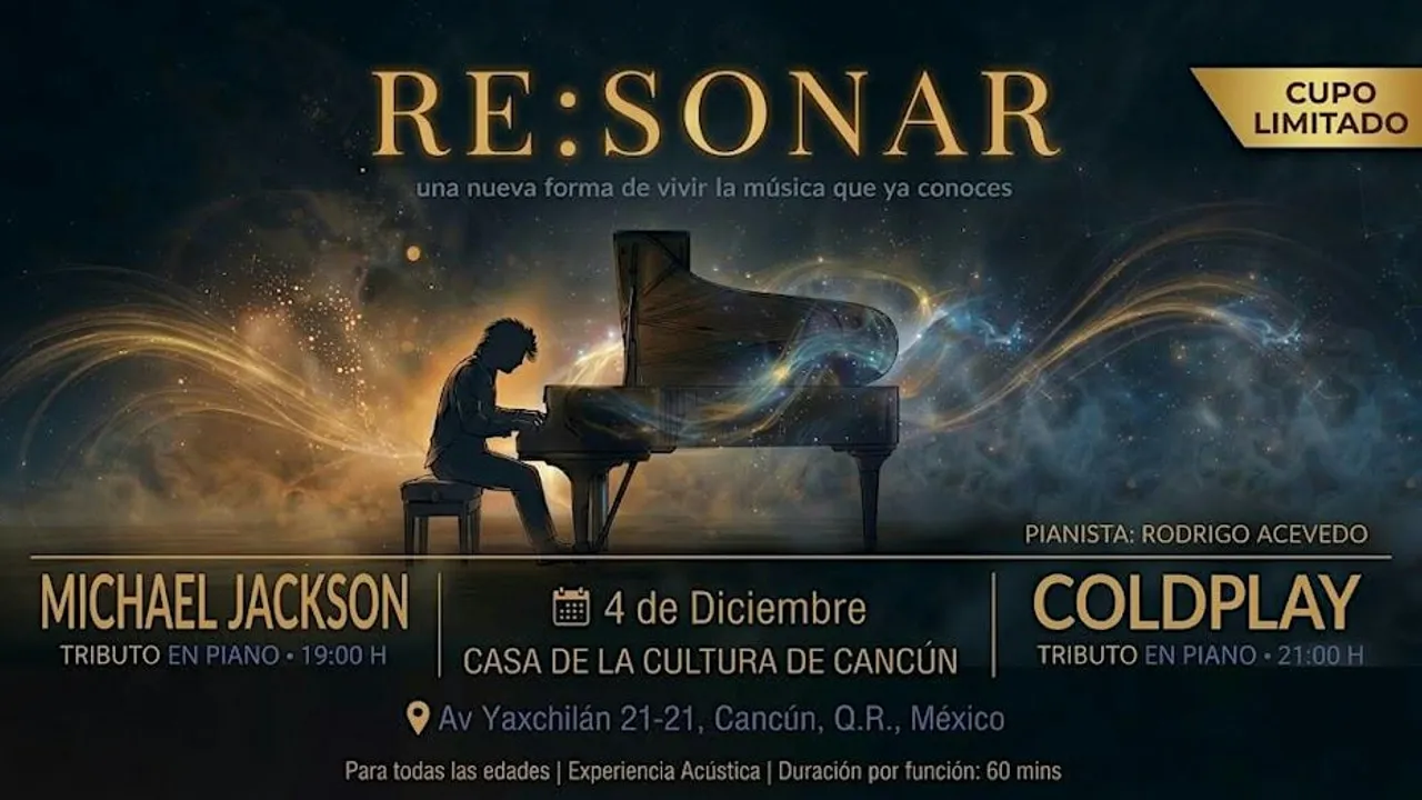 [CUN] · Homenajes a MICHAEL JACKSON & COLDPLAY en PIANO