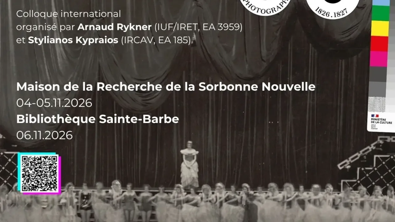 Le spectacle au prisme des métiers de photographe (XIXe-XXe siècles)