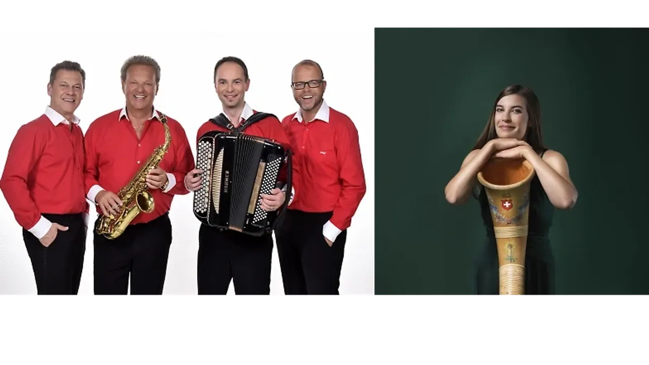 Kapelle Carlo Brunner & Alphornsolistin Lisa Stoll