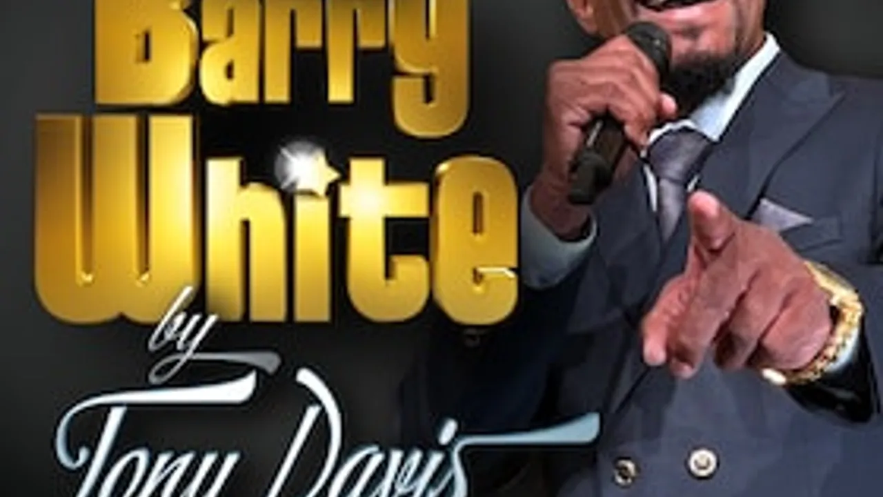 Tribute to BARRY WHITE - by Tony Davis and Band - BARRY WHITE GREATEST HITS LIVE IN CONCERT