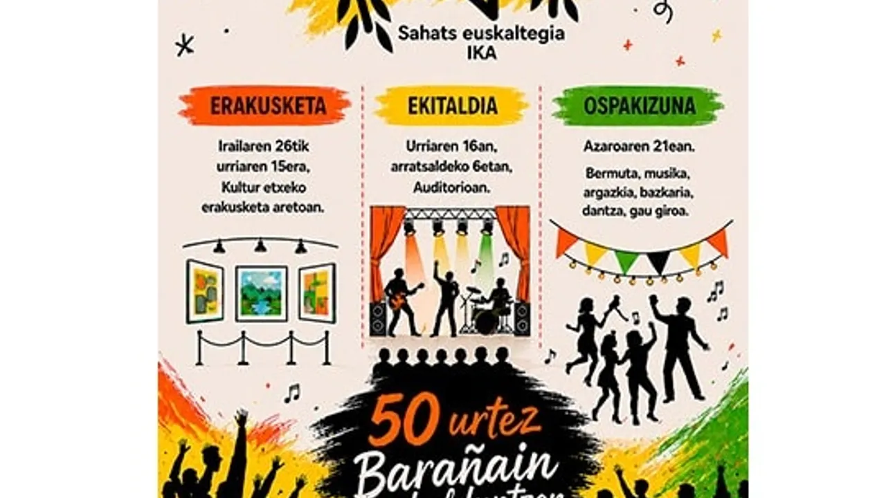 50 ANIVERSARIO DEL EUSKALTEGI SAHATS DE BARAÑAIN