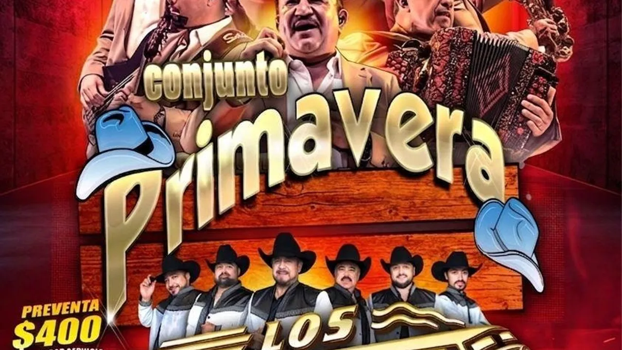 Primavera, Rieleros del Norte y Vagón en Rodeo Texcoco