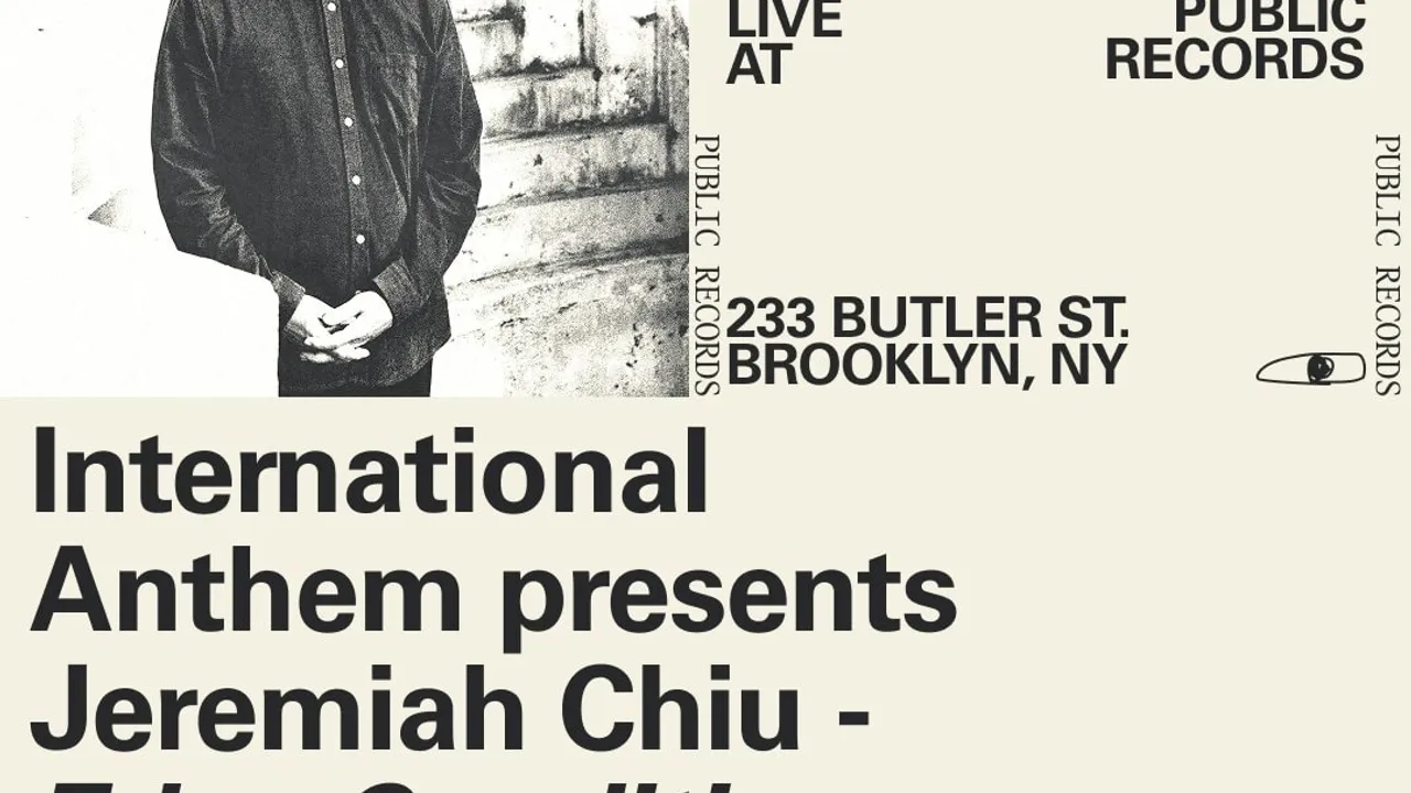 International Anthem presents Jeremiah Chiu - EDGE CONDITIONS Album Release