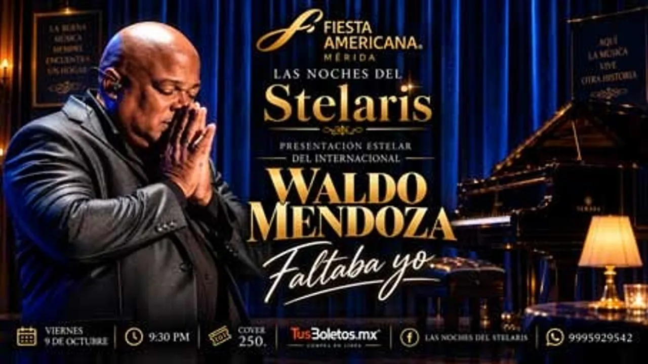 Waldo Mendoza Presenta: “Faltaba Yo” - Mérida