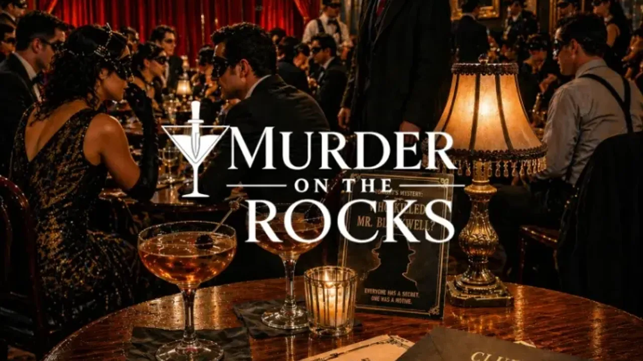 Murder on the Rocks: A Murder Mystery Cocktail Experience