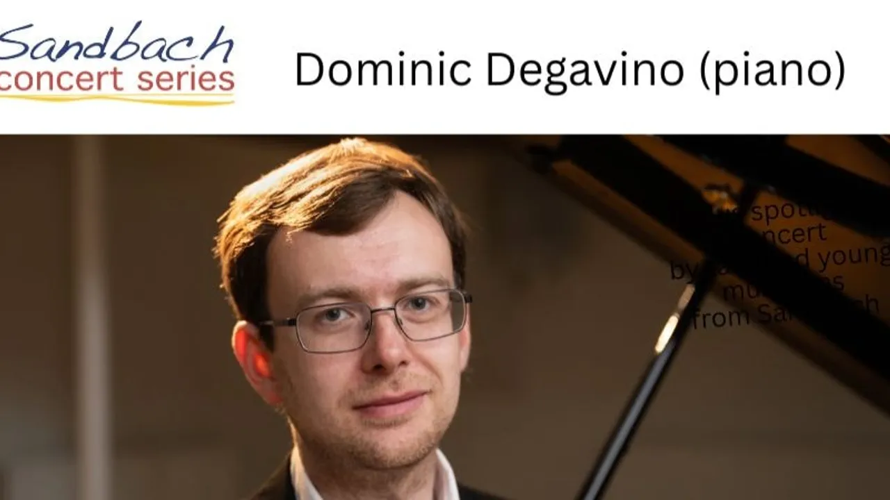 Dominic Degavino @ Sandbach Concert Series
