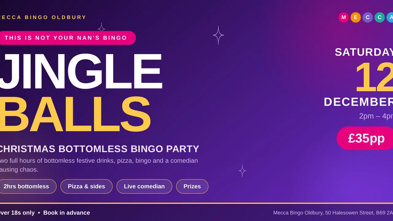 Jingle Balls: Christmas Bottomless Brunch & Bingo Party