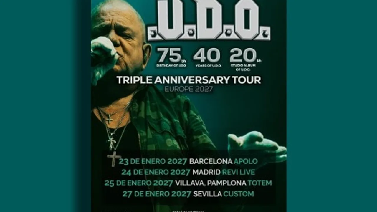 U.D.O.: "Triple Anniversary Tour" (Sala Totem)