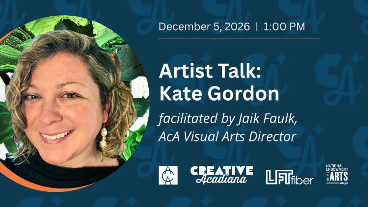Artist Talk: Kate Gordon
