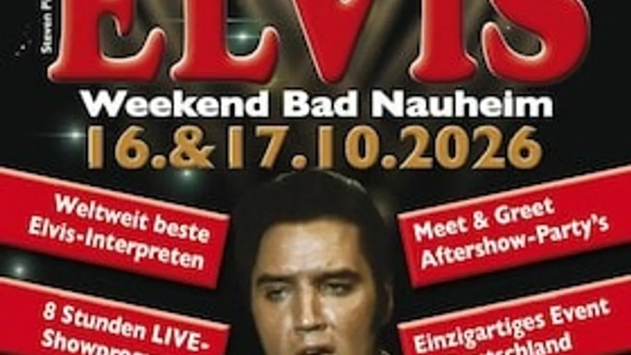Steven Pitman´s Elvis Weekend : Kombiticket (16. + 17.10.2026) - Festival-Weekend-Ticket