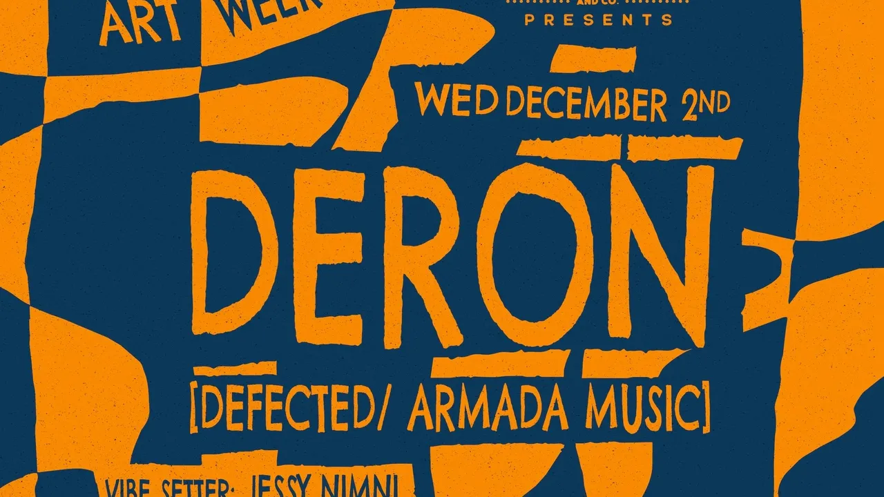 Do Not Sit on Art Week : Deron [Defected / Armada]