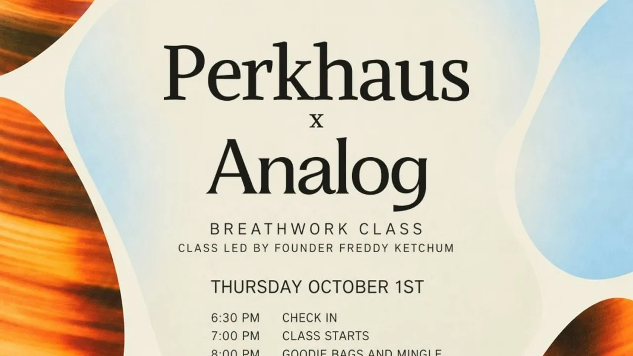 Perkhaus x Analog Wellness Activation