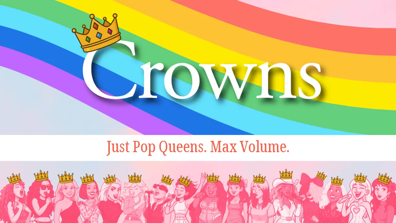 Crowns 👑 Just Pop Queens. Max Volume. 💃
