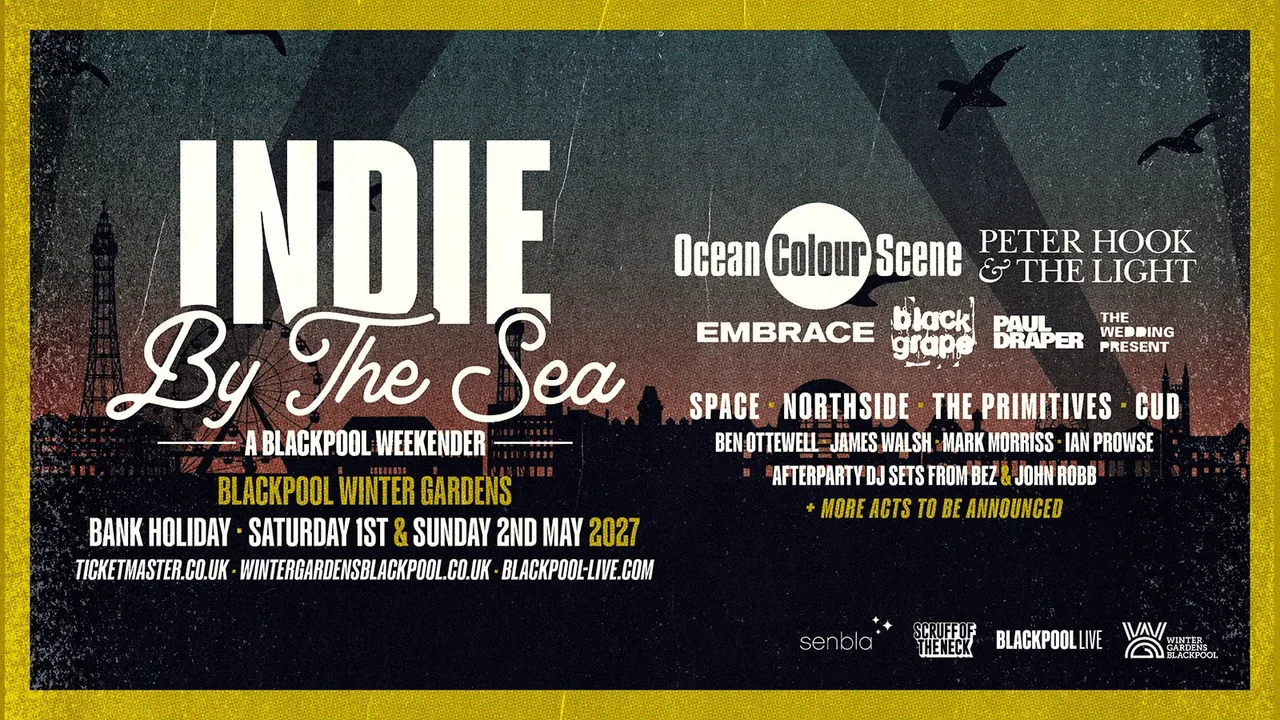 Indie By The Sea 2027 | Blackpool, Winter Gardens