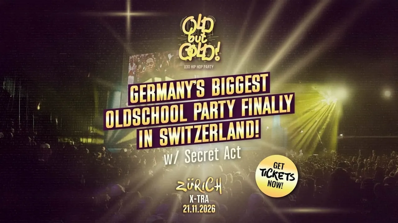 Old but Gold Ü30 HipHop Party w/ Secret Act (USA)