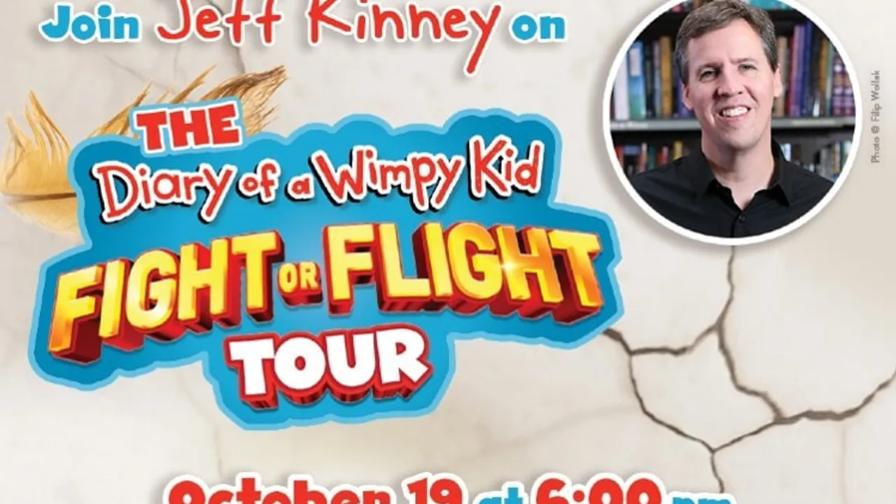 Book Party with JEFF KINNEY, Author of The Diary of a Wimpy Kid - FIGHT OR FLIGHT!