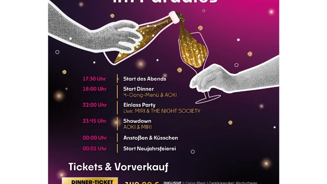 Silvester im Paradiescafé Jena Der Jahreswechsel im Paradies
