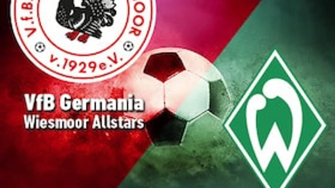 VfB Germania Wiesmoor Allstars gegen Werder Bremen Legenden