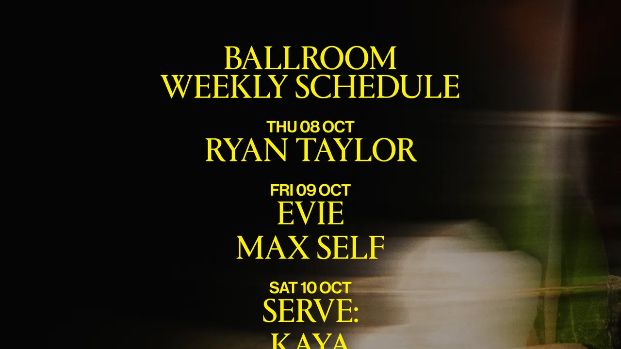 Ballroom at Palais: Ryan Taylor