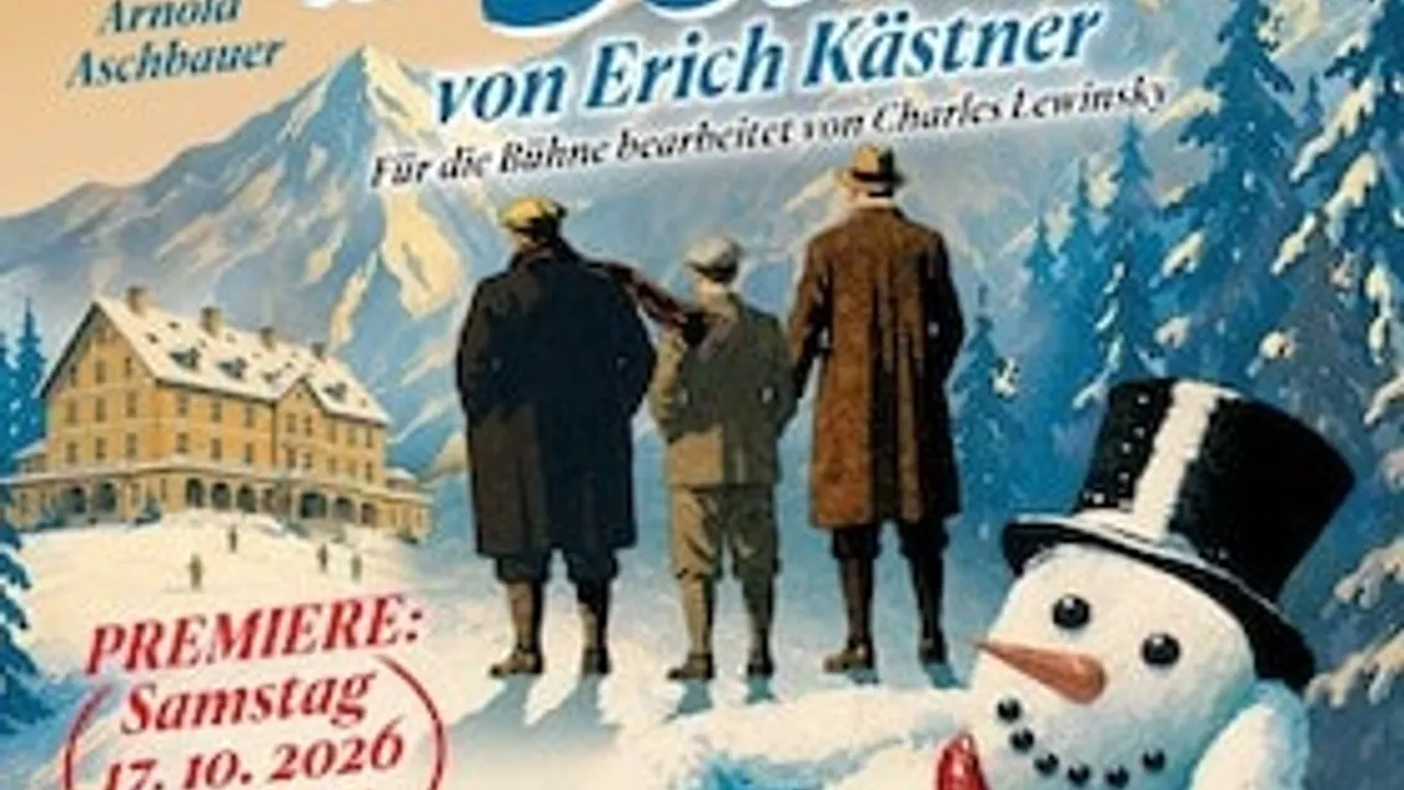 DREI MÄNNER IM SCHNEE - von Erich Kästner