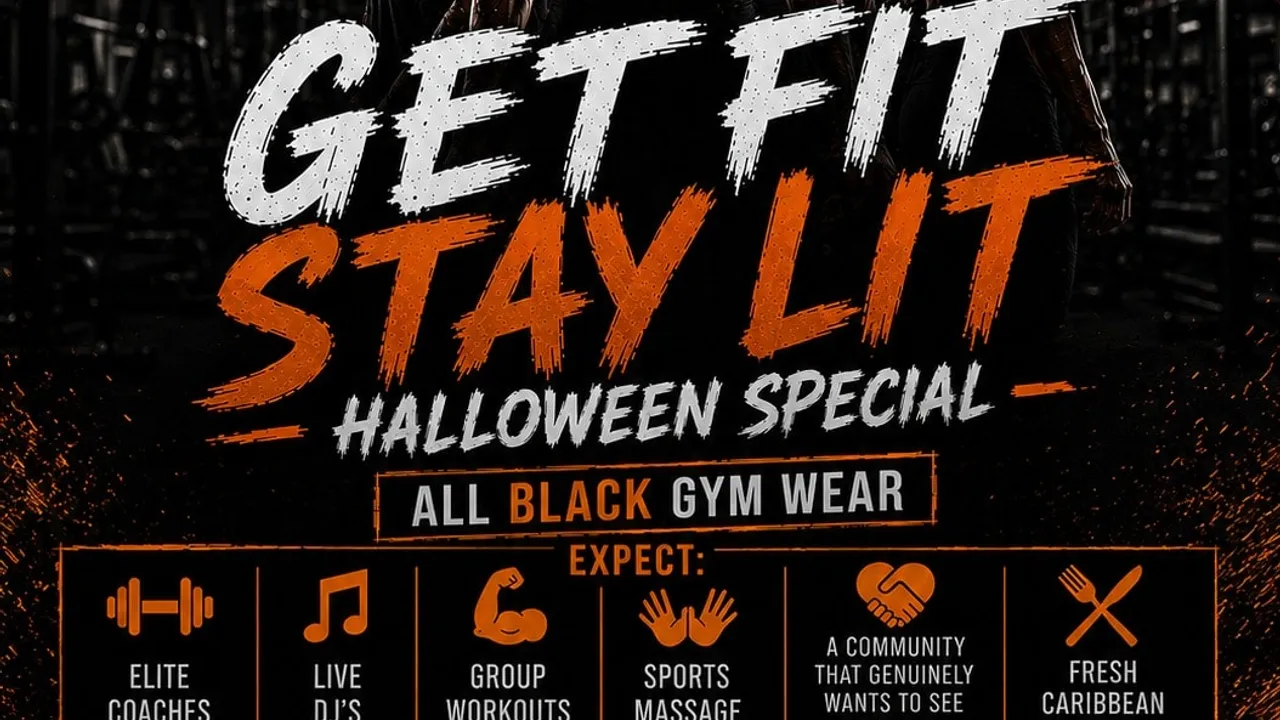 GET FIT STAY LIT: HALLOWEEN SPECIAL - ALL BLACK GYM WEAR