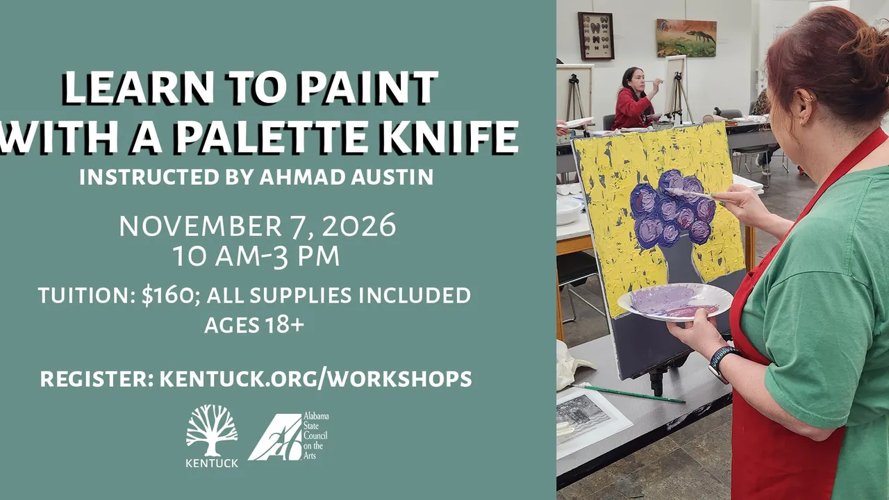Learn to Paint with a Palette Knife with Ahmad Austin: November 2026