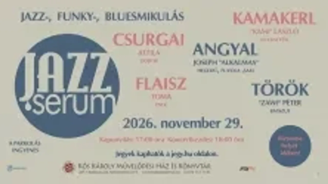 Jazz Serum 26' koncertje - Jazz, Funky, Blues Mikulás