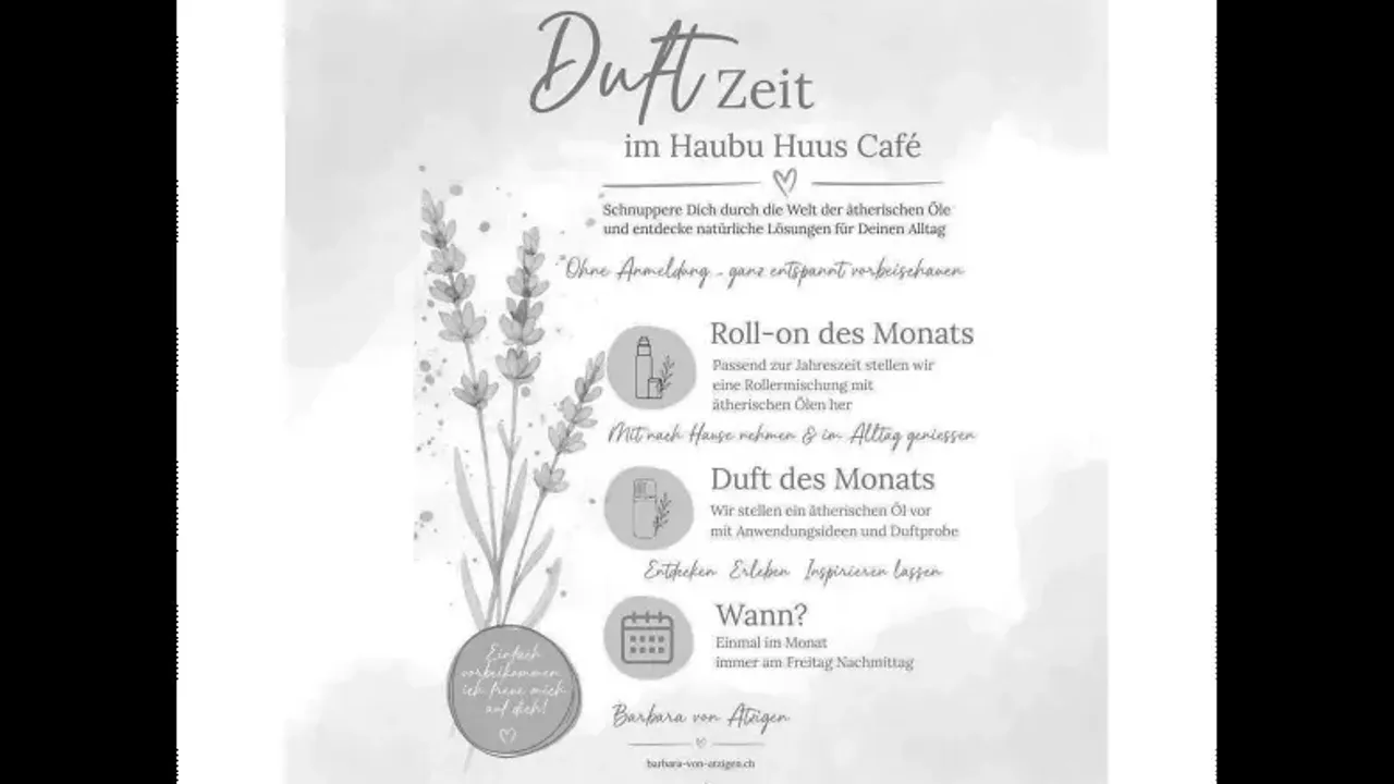 Duftige Zeit im Haubu Huus