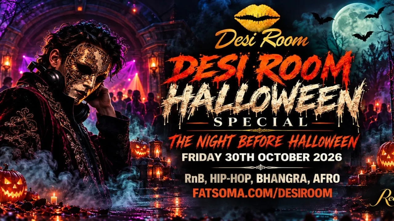 Desi Room - Halloween Horror House Special - Revs De Cuba, Nottingham [TICKETS ON SALE NOW]
