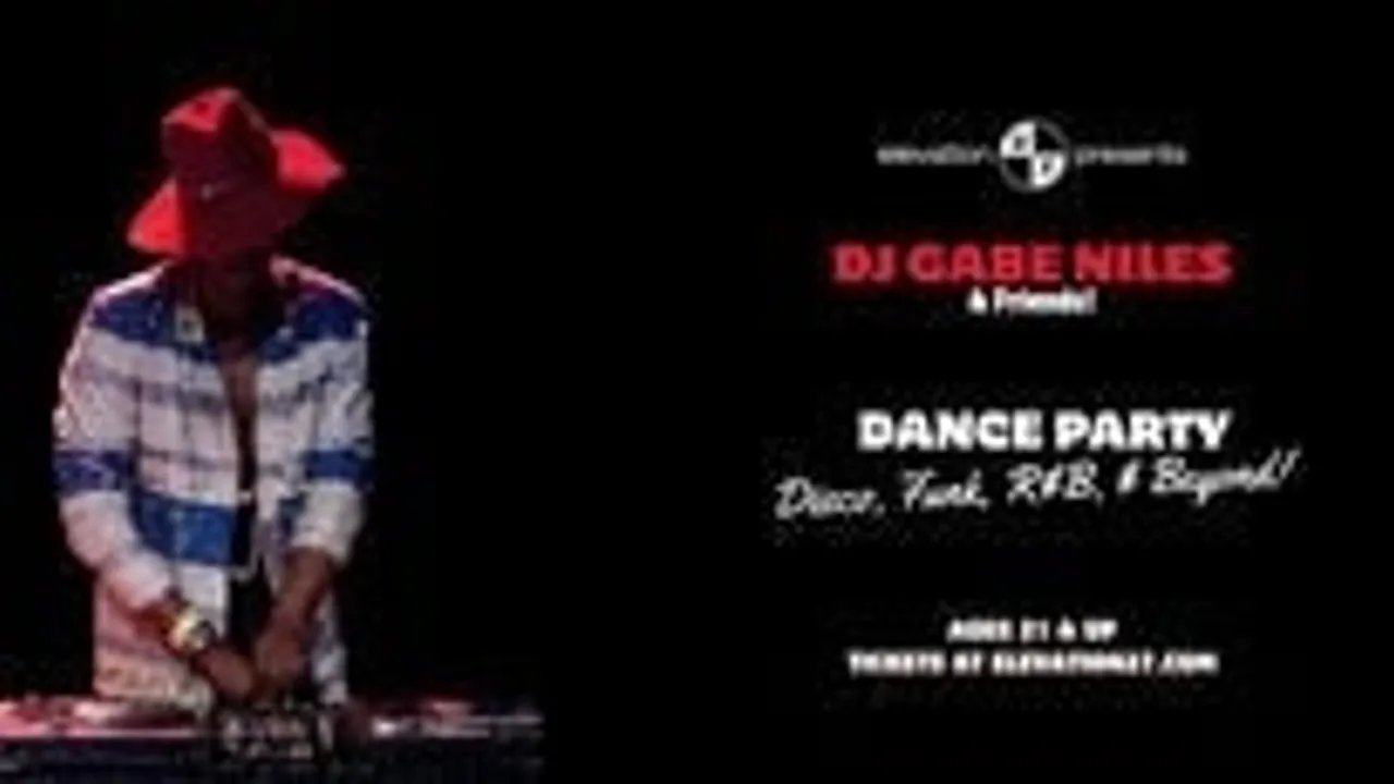 DJ Gabe Niles Dance Party: Disco & Beyond (Ages 21 & Up)