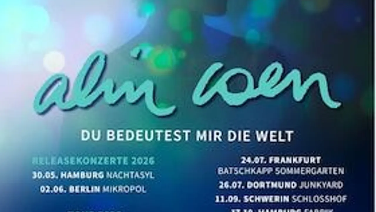 ALIN COEN - „Du bedeutest mir die Welt“-Tour
