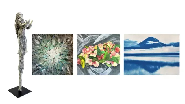 4 Kunstschaffende zeigen Bilder, Drucke und Skulpturen