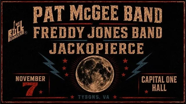 WRC Presents Pat McGee Band, Freddy Jones Band and Jackopierce